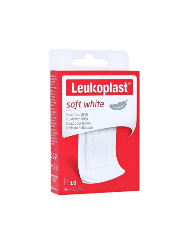 Leukoplast Soft White Cerotto Adesivo Alta Assorbente 7,2 x 3,8  10pz
