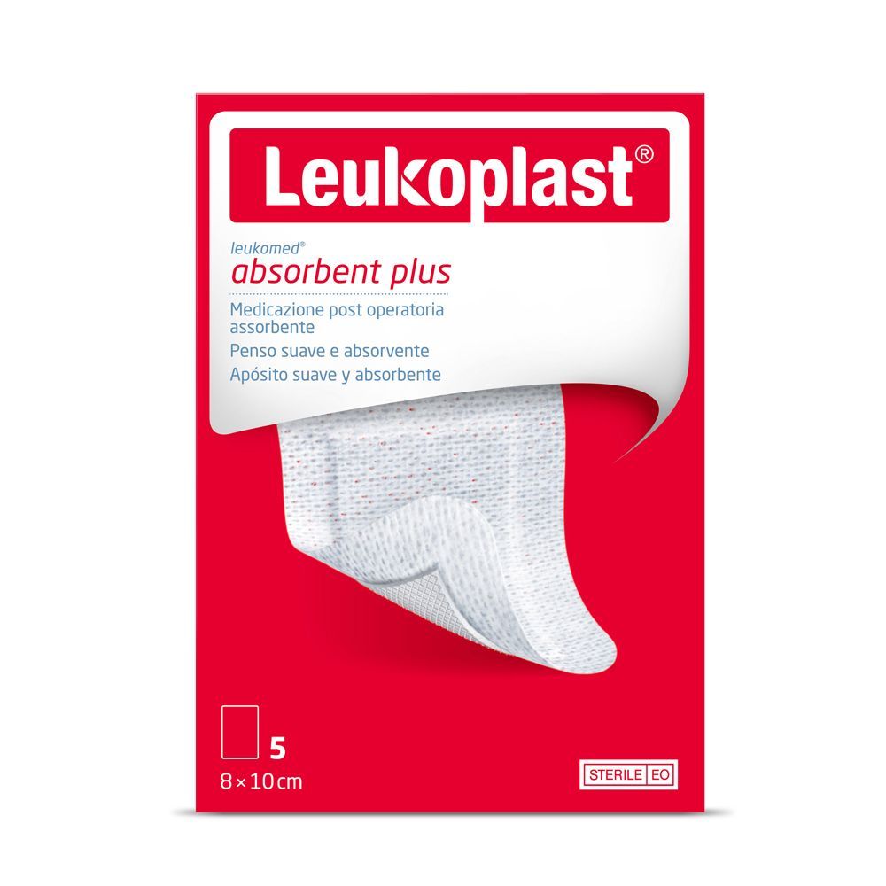 Leukoplast Leukomed Absorbent Plus  8 x 10  5pz