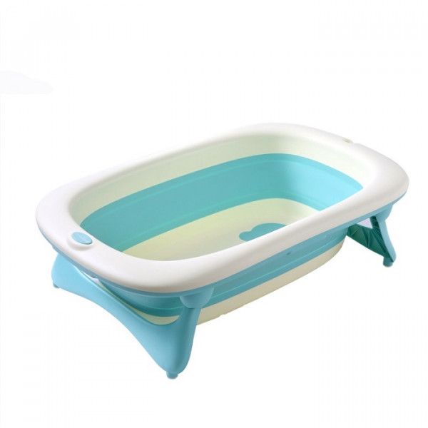 Aziamor Pocket Vaschetta per il Bagnetto Neonato 0-12 Mesi Azzurro