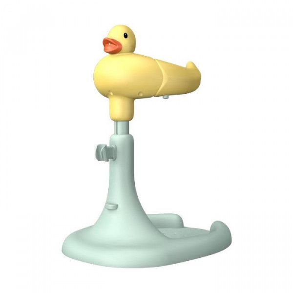 Aziamor Supporto Doccia per Bagnetto Bambino con base Antiscivolo Stand Duck Qua Qua