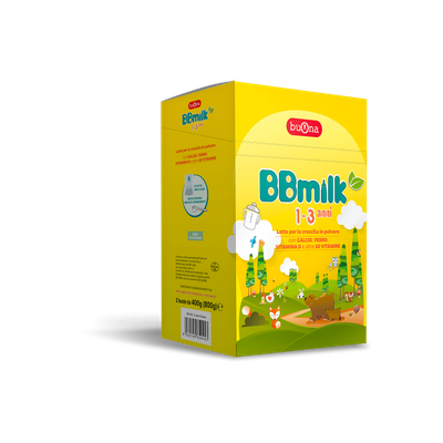 Bbmilk Latte Bio 1-3 Anni  Polvere da 800 2 buste da 400 gr