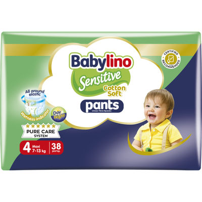 Babylino Pannolino Mutandino Doppio N4 7-13kg pz38