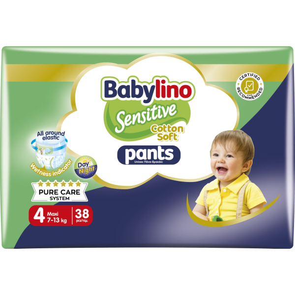 Babylino Pannolino Mutandino Doppio N4 7-13kg pz38