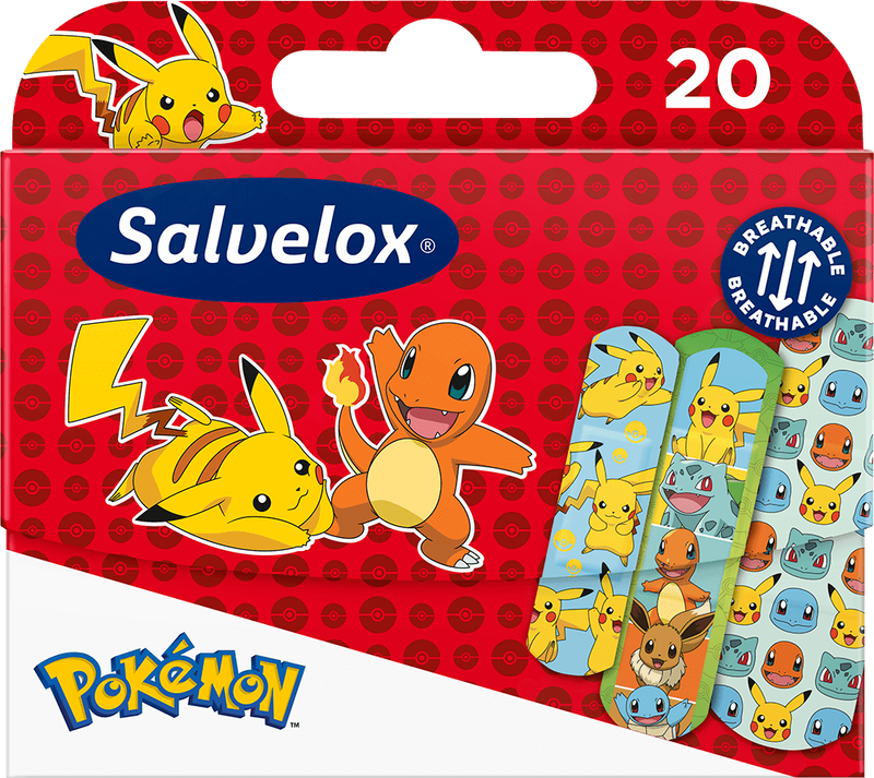 Salvelox Cerotti per Bambini Pokemon da 20 pz