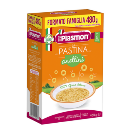 Plasmon Pastina Anellini 480g
