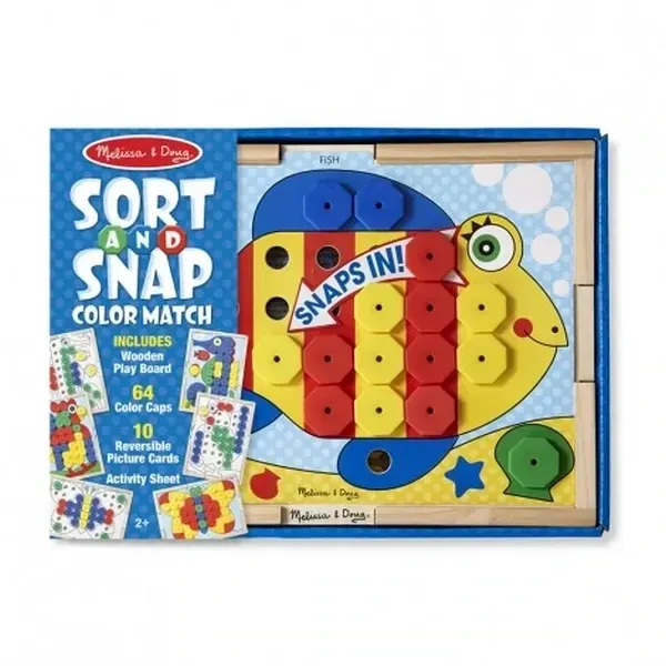 Melissa &amp; Doug Set Abbinamento di Colori con Classifica e Incastra