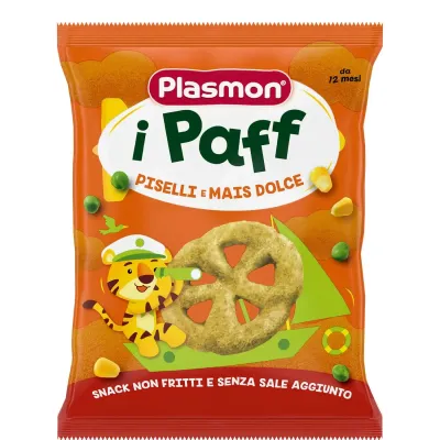 Plasmon Paff Piselli e Mais 15g