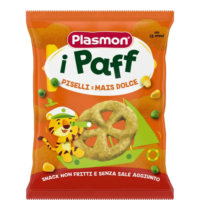 Plasmon Paff Piselli e Mais 15g