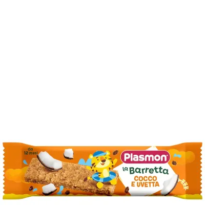 Plasmon Barretta Cocco e Uvetta da 20g