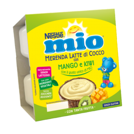 Nestle Mio Merende al Latte di Cocco con Mango e Kiwi 4 da 90gr