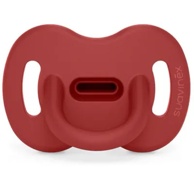 Suavinex Succhietto Selection in Silicone Tettarella Simmetrica SX Pro 6-18 Mesi Rosso