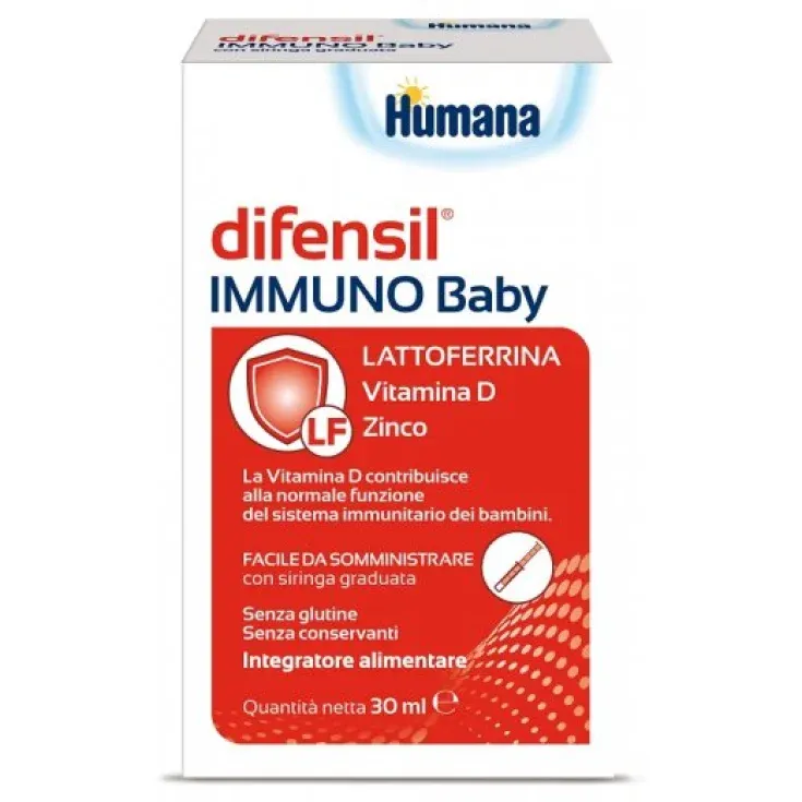 Humana Difensil Immuno Baby Integratore Alimentare 30ml