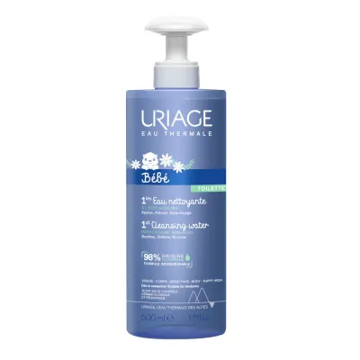 Uriage Bebe 1ere Eau Nettojante Acqua Detergente Senza Risciacquo 500ml