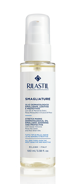 Rilastil Smagliature Olio Dermatologico Emolliente Lenitivo e Protettivo 100ml