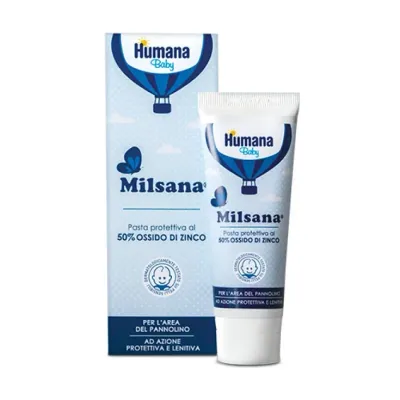 Humana Milsana Pasta Protettiva al 50% Ossido di Zinco Tubo 50 ml