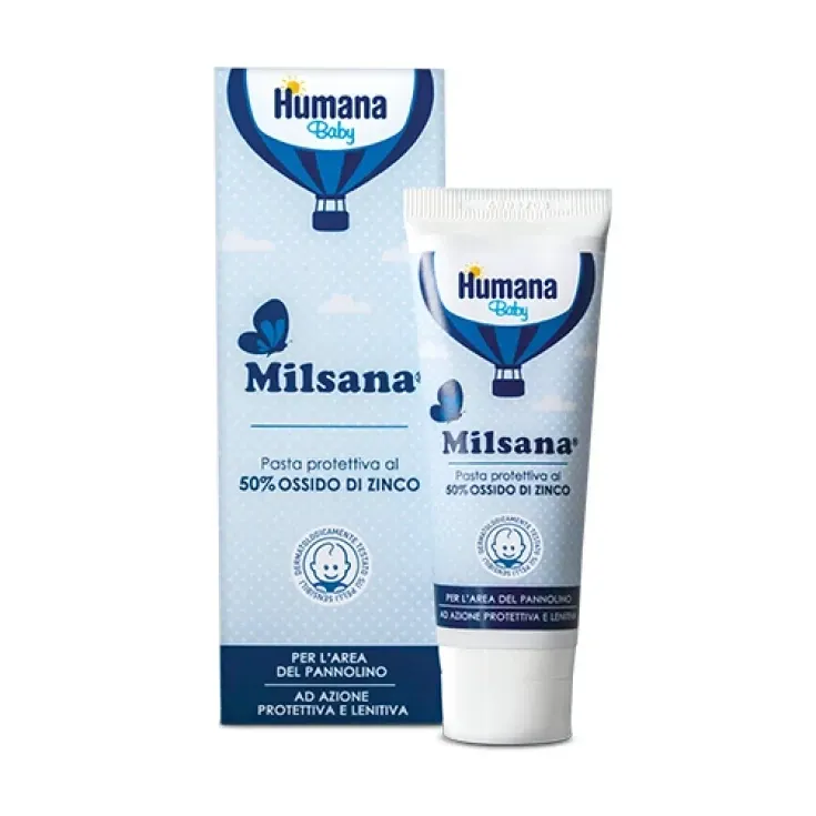 Humana Milsana Pasta Protettiva al 50% Ossido di Zinco Tubo 50 ml