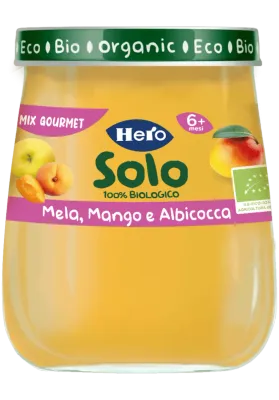 Hero Omogeneizzato di Frutta Mela Mango e Albicocca 120gr