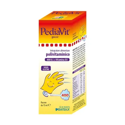 Pediatrica PediaVit Gocce Integratore alimentare polivitaminico. 15 ml