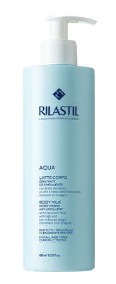 Rilastil Aqua Latte Corpo Idratante ed Emolliente 400ml
