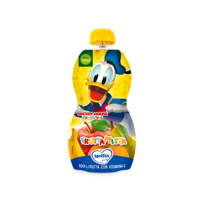 Mellin Pouches Disney Paperino Frutta Mista 110g