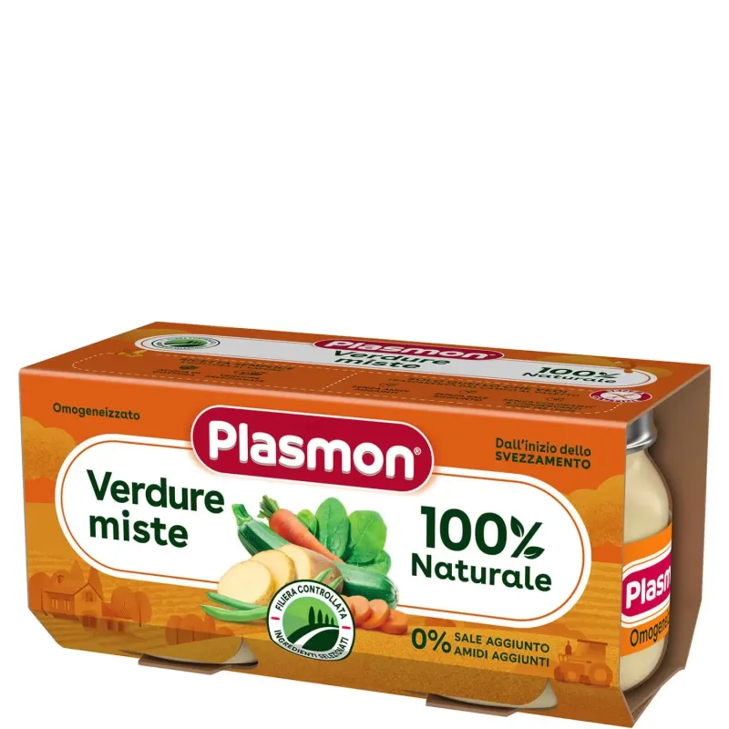 Plasmon Omogeneizzato di Verdure Miste 2x80g