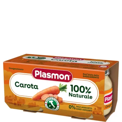 Plasmon Omogeneizzato di Verdure Carota 2x80g