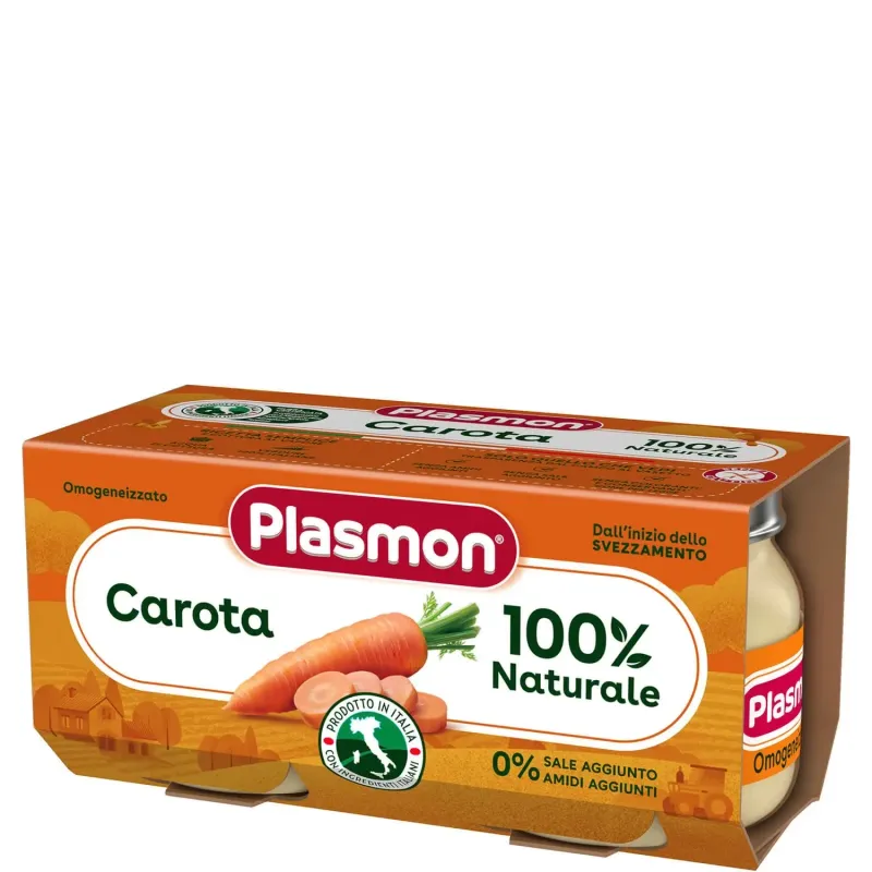 Plasmon Omogeneizzato di Verdure Carota 2x80g