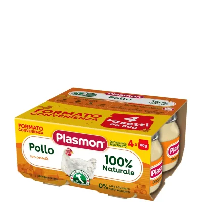 Plasmon Omogeneizzato di Carne Pollo 4x80g