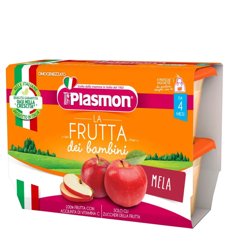 Plasmon Sapori di Natura Mela 4x100g