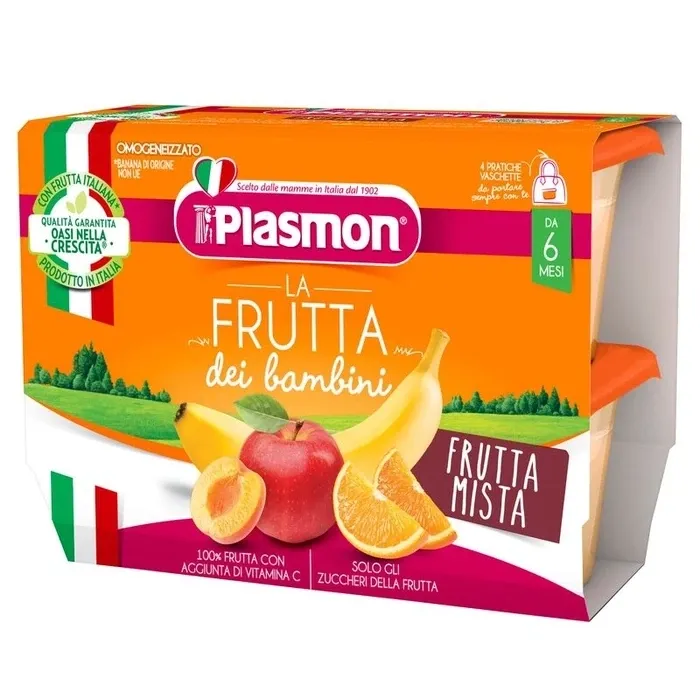 Plasmon Sapori di Natura Frutta Mista 4x100g