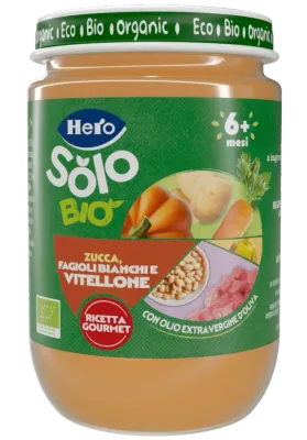 Hero Omogeneizzato Vitellone Zucca Fagioli Bianchi 190gr