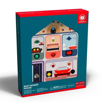 Topbright Busy Board House Gioco Educativo Interuttori di Casa