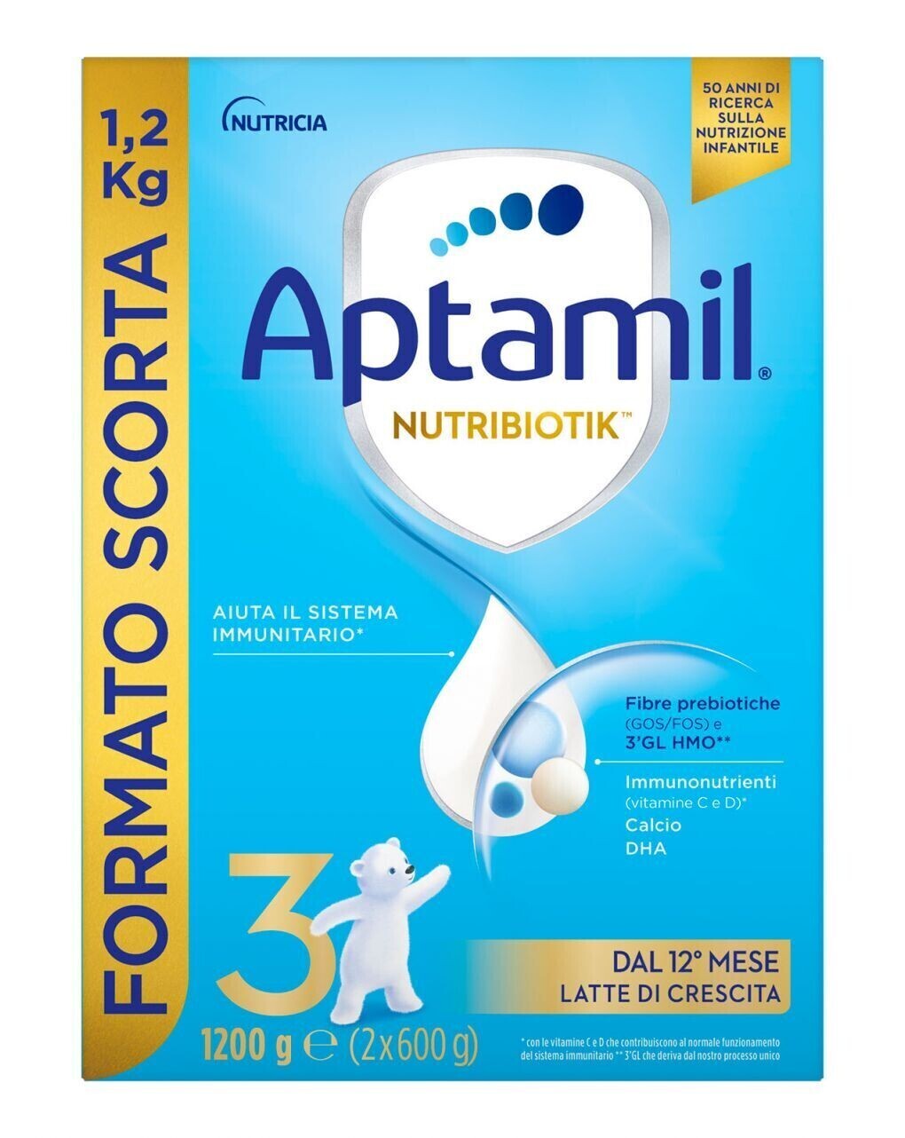 Aptamil Latte 3 Polvere da 1200gr