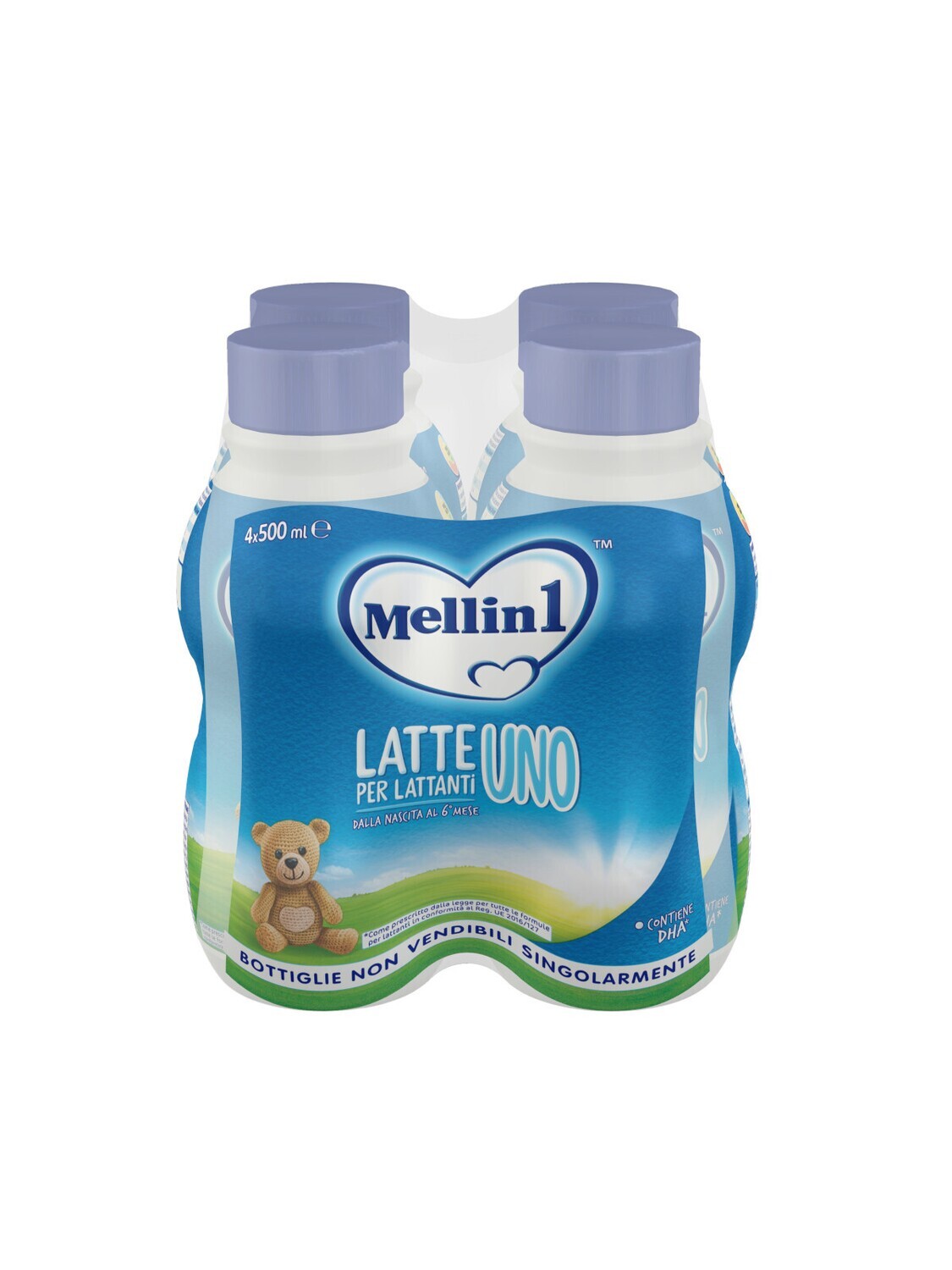 Mellin Latte 1 Liquido 4x500ml