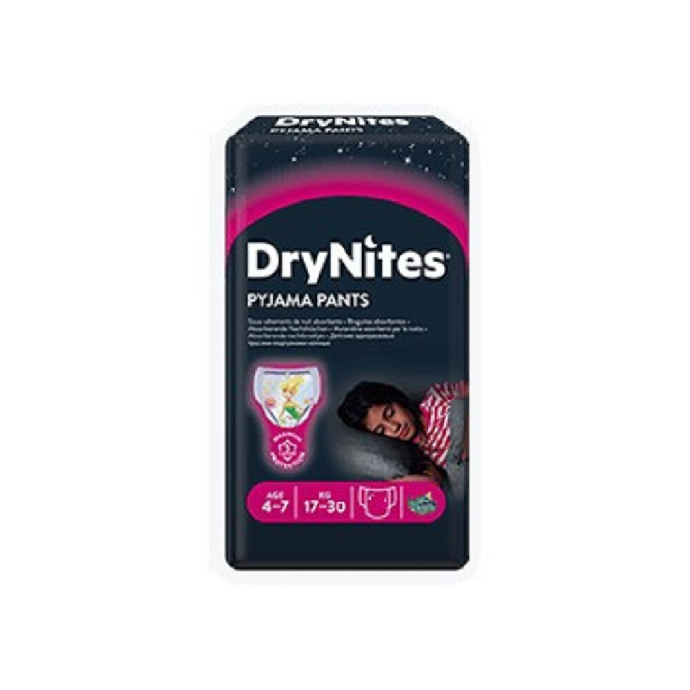 Huggies Pannolino Drynites Girl 4-7 Anni 17-30Kg da 10pz