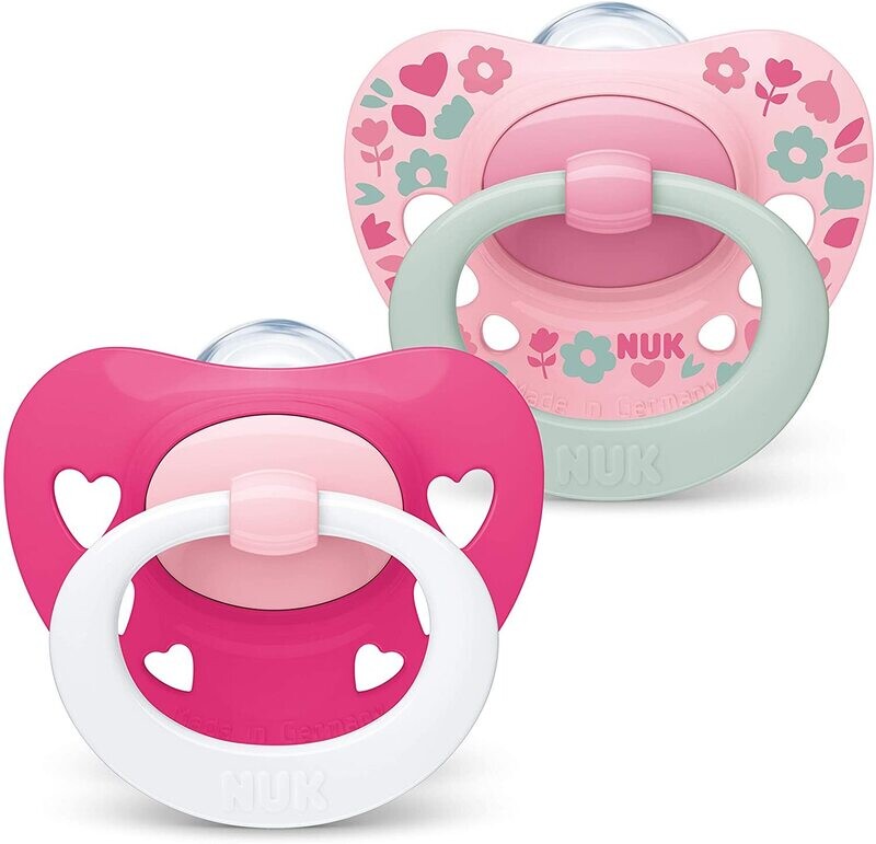 Nuk Succhietti Signature Silicone 6-18 Mesi 2pz