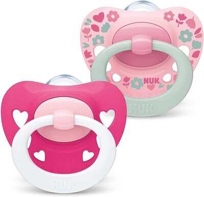 Nuk Succhietti Signature Silicone 6-18 Mesi 2pz