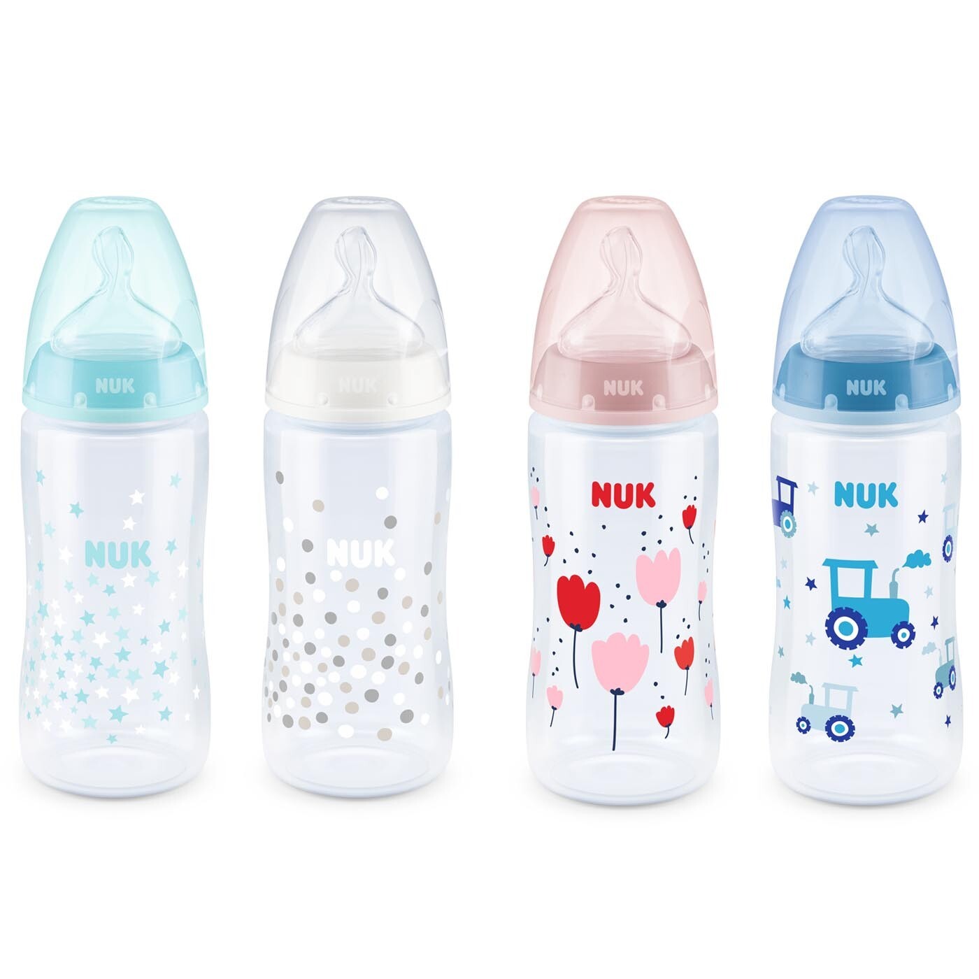 Nuk Biberon First Choice Temperature Control Silicone 360ml 6-18Mesi 1pz