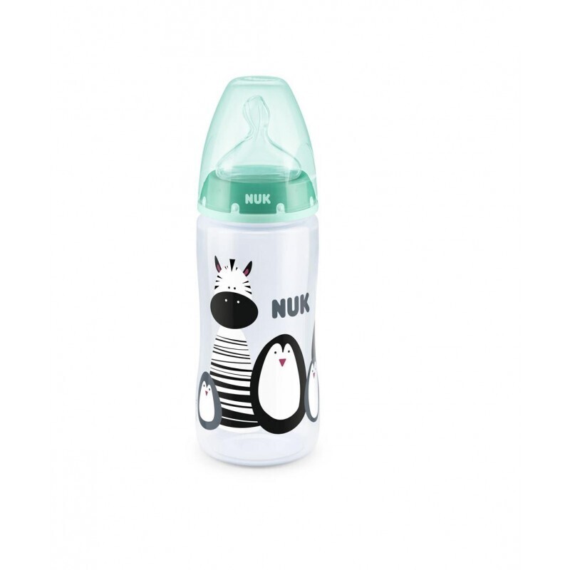 Nuk Biberon Fc Monochr Temperature Control Silicone 300ml 6-18Mesi 1pz