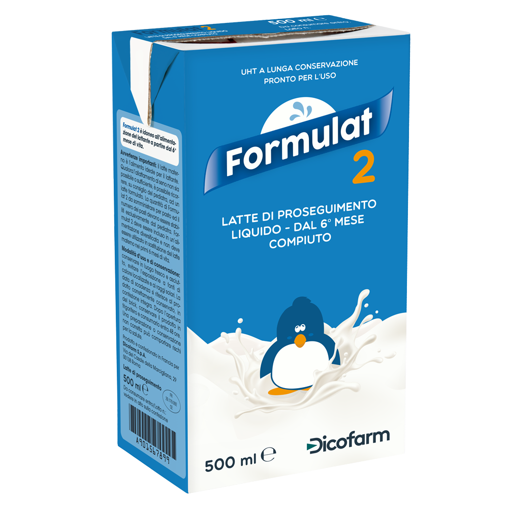 Dicofarm Formulat 2 Latte Liquido 6X500ml