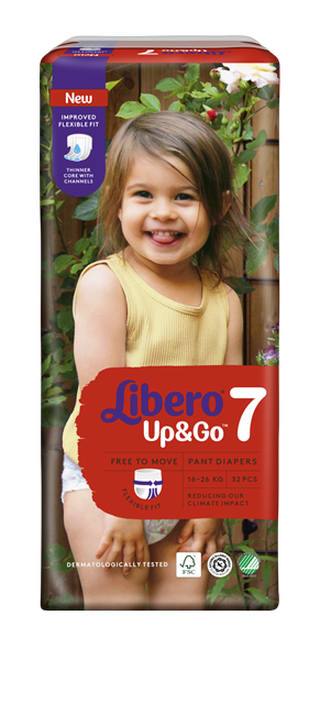 Libero Up&amp;go 7 Pannolino a Mutandino 16-26 kg 16pz