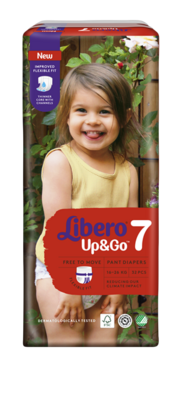 Libero Up&amp;go 7 Pannolino a Mutandino 16-26 kg 16pz