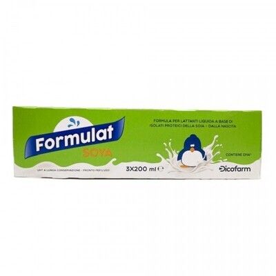 Dicofarm Formulat Soya Latte Liquido 3 Brik da 200ml