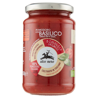 Alce Nero Pomodoro con Basilico Biologico 350g
