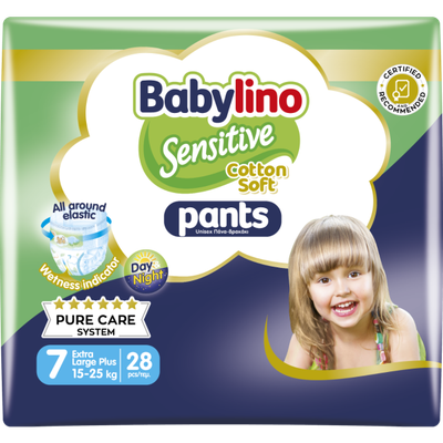 Babylino Pannolino Mutandino Doppio N7 15+ kg 28pz