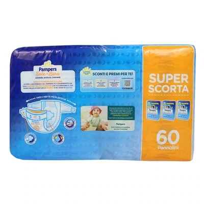 Pampers Pannolino Sole e Luna Triopack Midi 4-9 kg da 60Pz