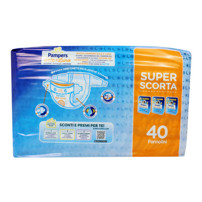 Pampers Pannolino Sole e Luna Triopack XL 15-30 kg da 40Pz