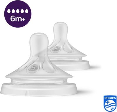 Avent Tettarella per Biberon Natural Response 6 mesi+ 6 gocce senza BPA SCY965/02