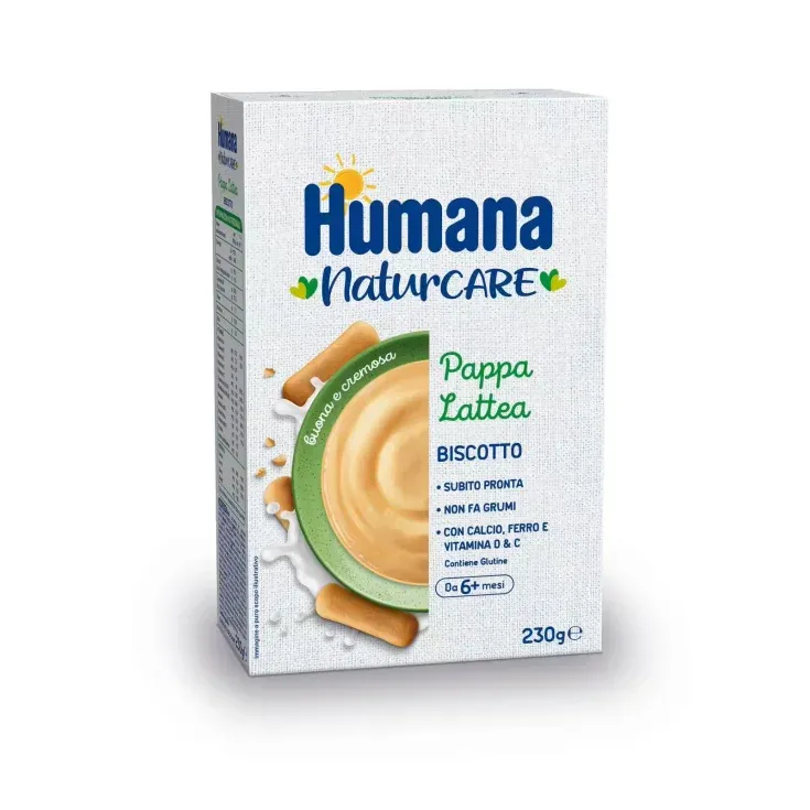 Humana Naturcare Pappa Lattea al Biscotto 230g