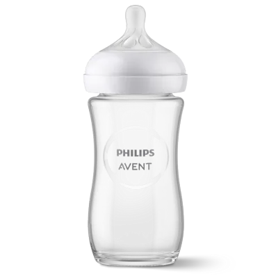 Avent Biberon Natural Response di Vetro da 240 ml